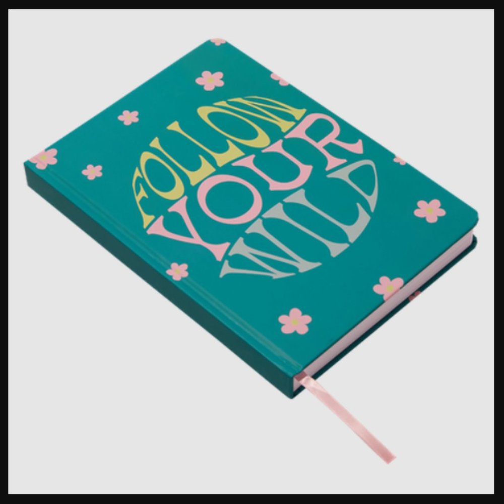 🌈4/$20 NIP XO, SIENNA Follow Your Wild Lined Journal Hardcover Notebook $22.00
